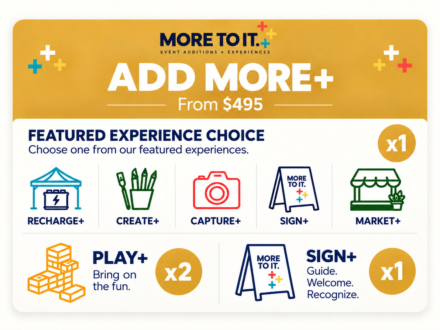 ADD MORE+